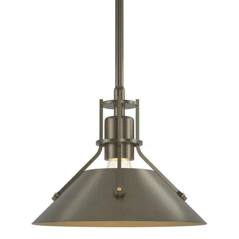 Hubbardton Forge 184250-SKT-MULT-84-84 One Light Mini Pendant, Soft Gold