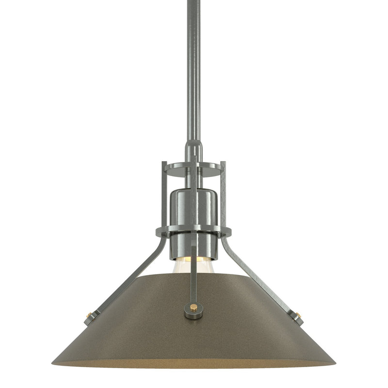 Hubbardton Forge 184250-SKT-MULT-85-84 One Light Mini Pendant, Sterling