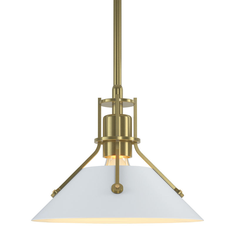 Hubbardton Forge 184250-SKT-MULT-86-02 One Light Pendant, Modern Brass