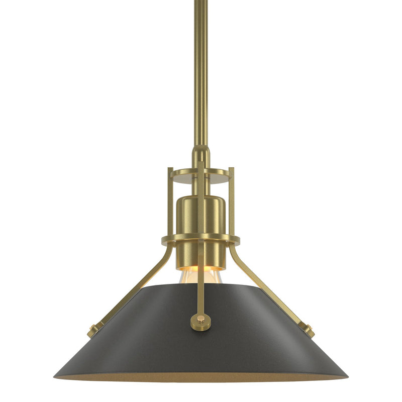 Hubbardton Forge 184250-SKT-MULT-86-07 One Light Mini Pendant, Modern Brass