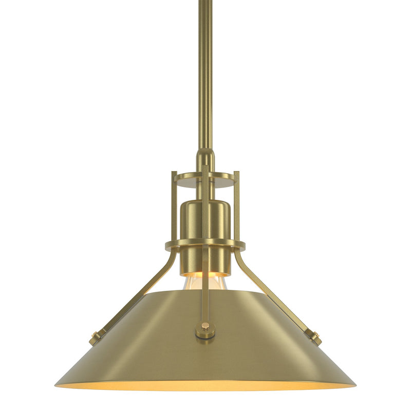 Hubbardton Forge 184250-SKT-MULT-86-86 One Light Mini Pendant, Modern Brass