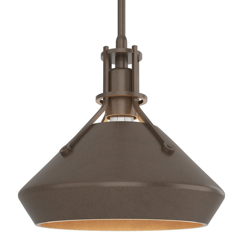 Hubbardton Forge 184251-SKT-MULT-05-05 One Light Mini Pendant, Bronze
