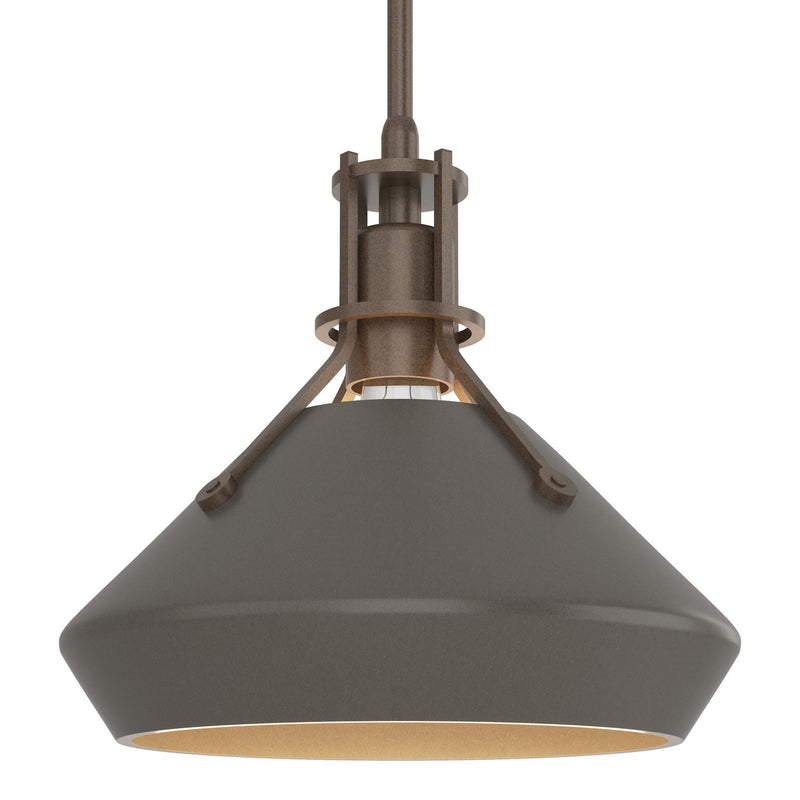 Hubbardton Forge 184251-SKT-MULT-05-07 One Light Mini Pendant, Bronze