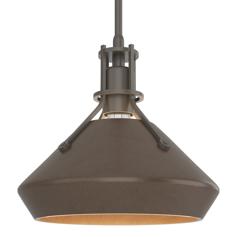 Hubbardton Forge 184251-SKT-MULT-07-05 One Light Mini Pendant, Dark Smoke