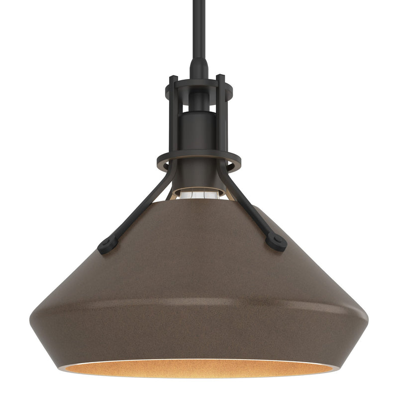 Hubbardton Forge 184251-SKT-MULT-10-05 One Light Mini Pendant, Black