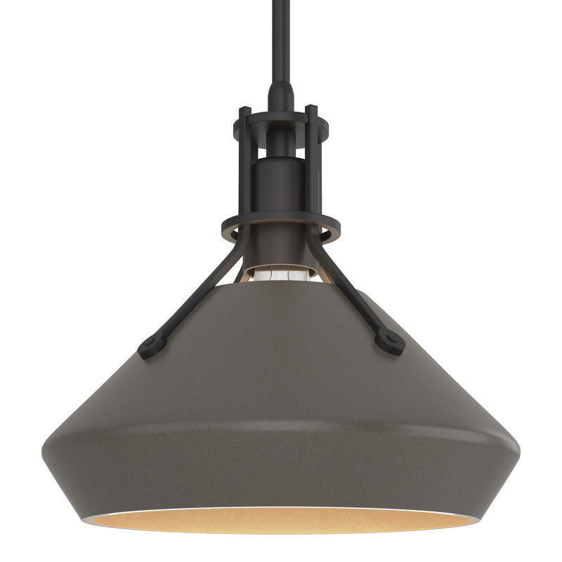 Hubbardton Forge 184251-SKT-MULT-10-07 One Light Mini Pendant, Black