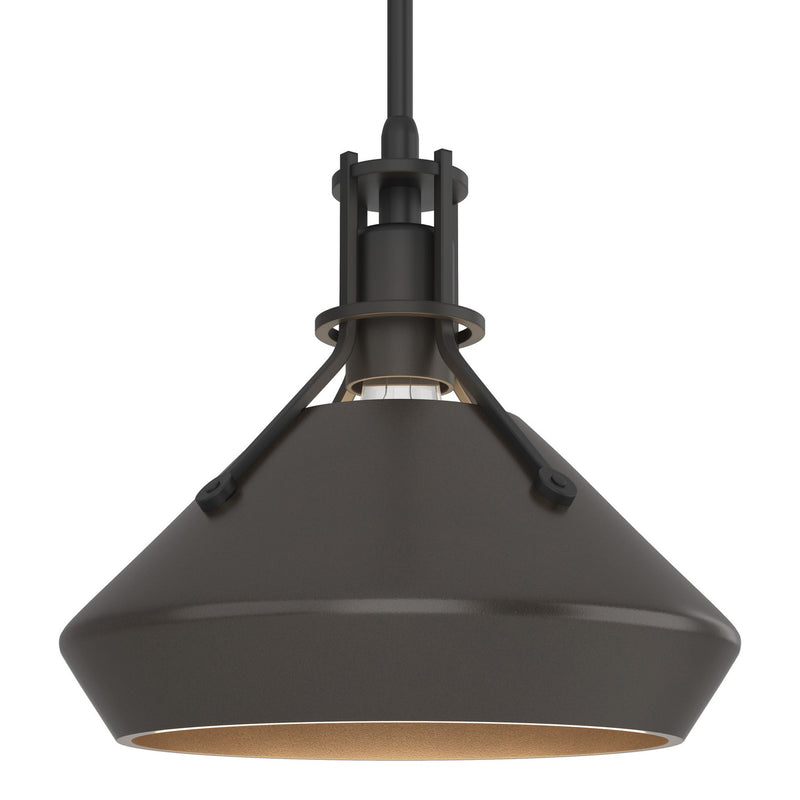 Hubbardton Forge 184251-SKT-MULT-10-14 One Light Mini Pendant, Black