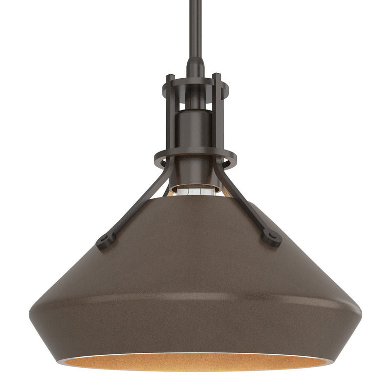 Hubbardton Forge 184251-SKT-MULT-14-05 One Light Mini Pendant, Oil Rubbed Bronze