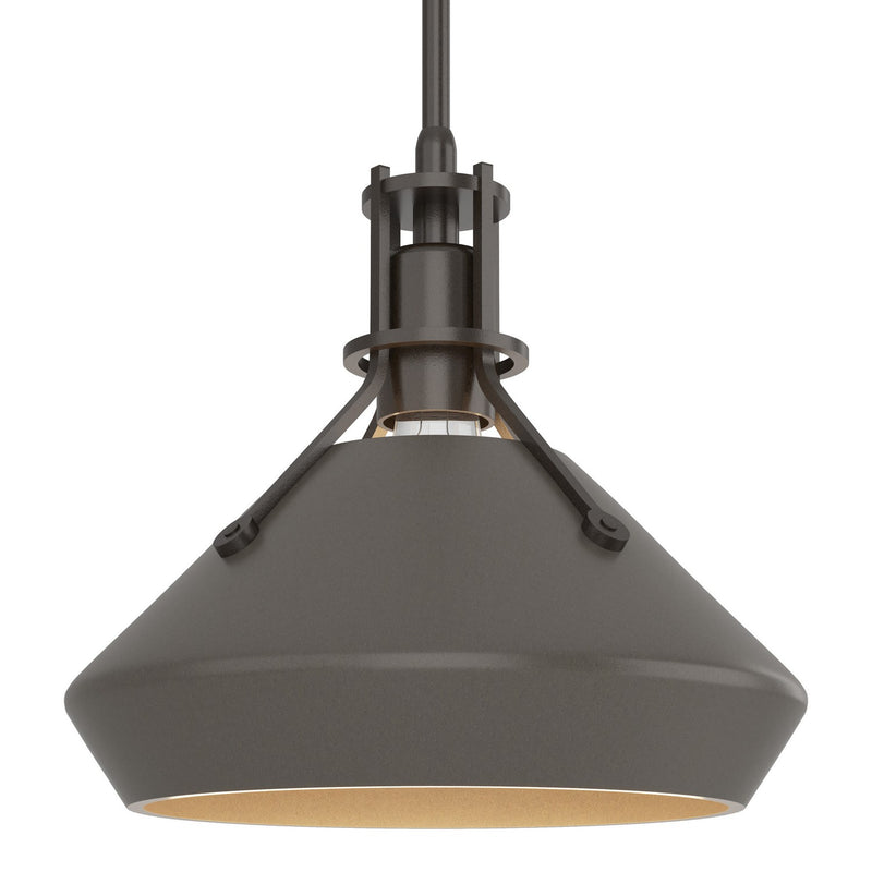 Hubbardton Forge 184251-SKT-MULT-14-07 One Light Mini Pendant, Oil Rubbed Bronze