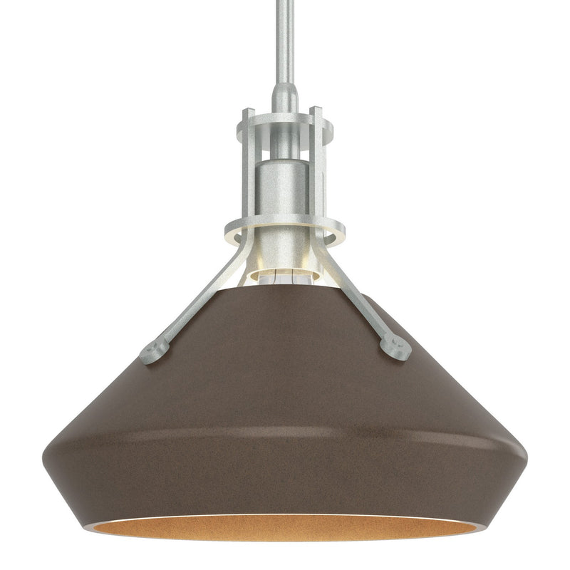 Hubbardton Forge 184251-SKT-MULT-82-05 One Light Mini Pendant, Vintage Platinum