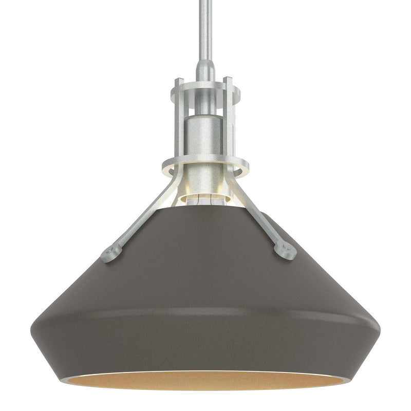 Hubbardton Forge 184251-SKT-MULT-82-07 One Light Mini Pendant, Vintage Platinum