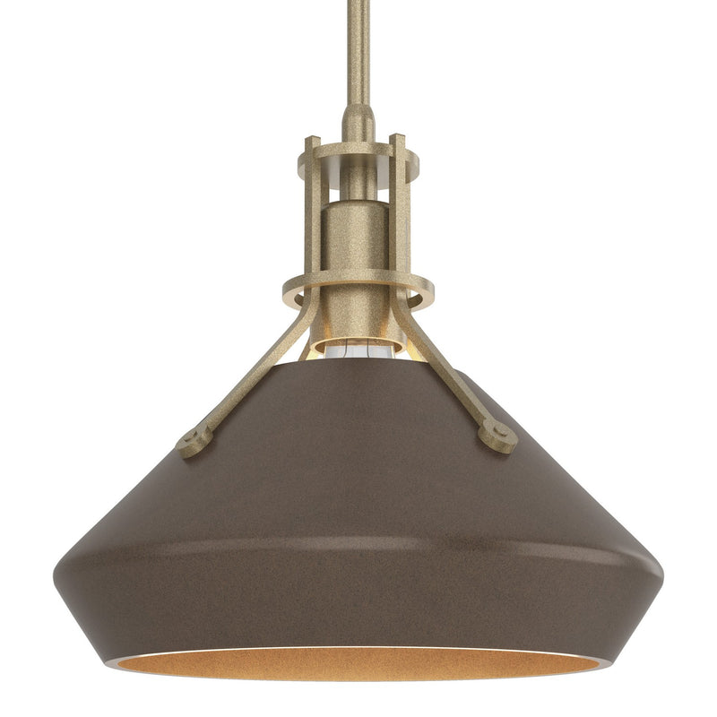 Hubbardton Forge 184251-SKT-MULT-84-05 One Light Mini Pendant, Soft Gold