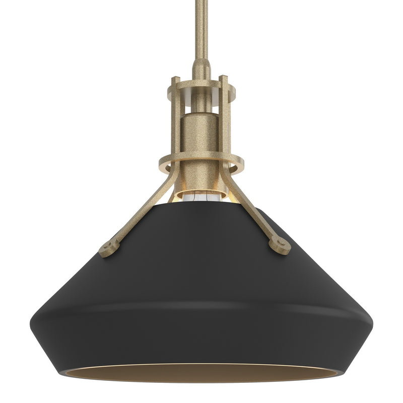 Hubbardton Forge 184251-SKT-MULT-84-10 One Light Mini Pendant, Soft Gold