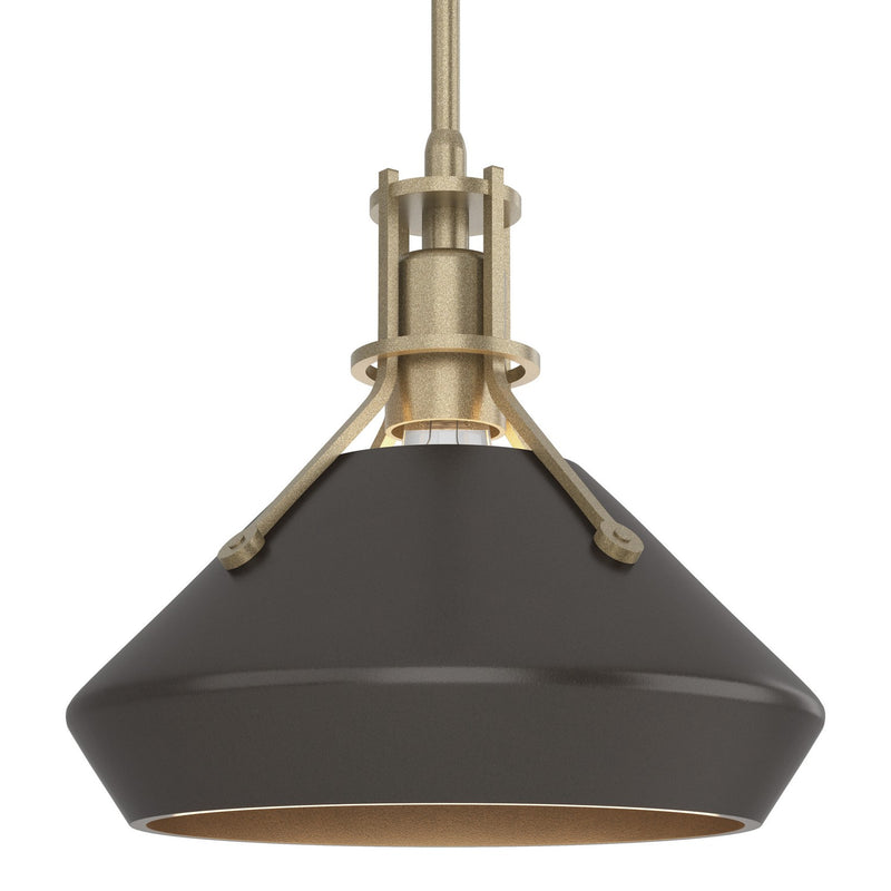 Hubbardton Forge 184251-SKT-MULT-84-14 One Light Mini Pendant, Soft Gold