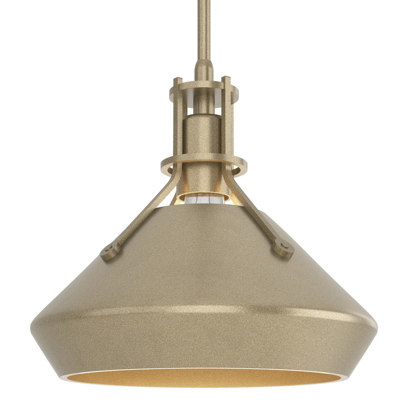 Hubbardton Forge 184251-SKT-MULT-84-84 One Light Mini Pendant, Soft Gold