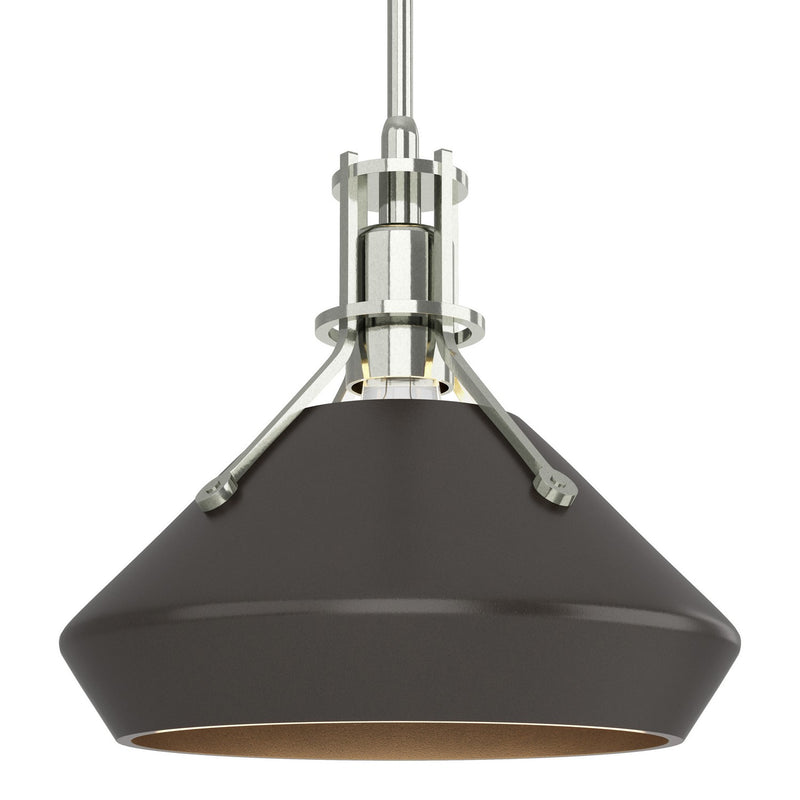 Hubbardton Forge 184251-SKT-MULT-85-14 One Light Mini Pendant, Sterling