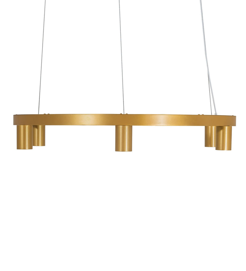 Meyda Tiffany 252728 Six Light Chandelier, Goldtastic
