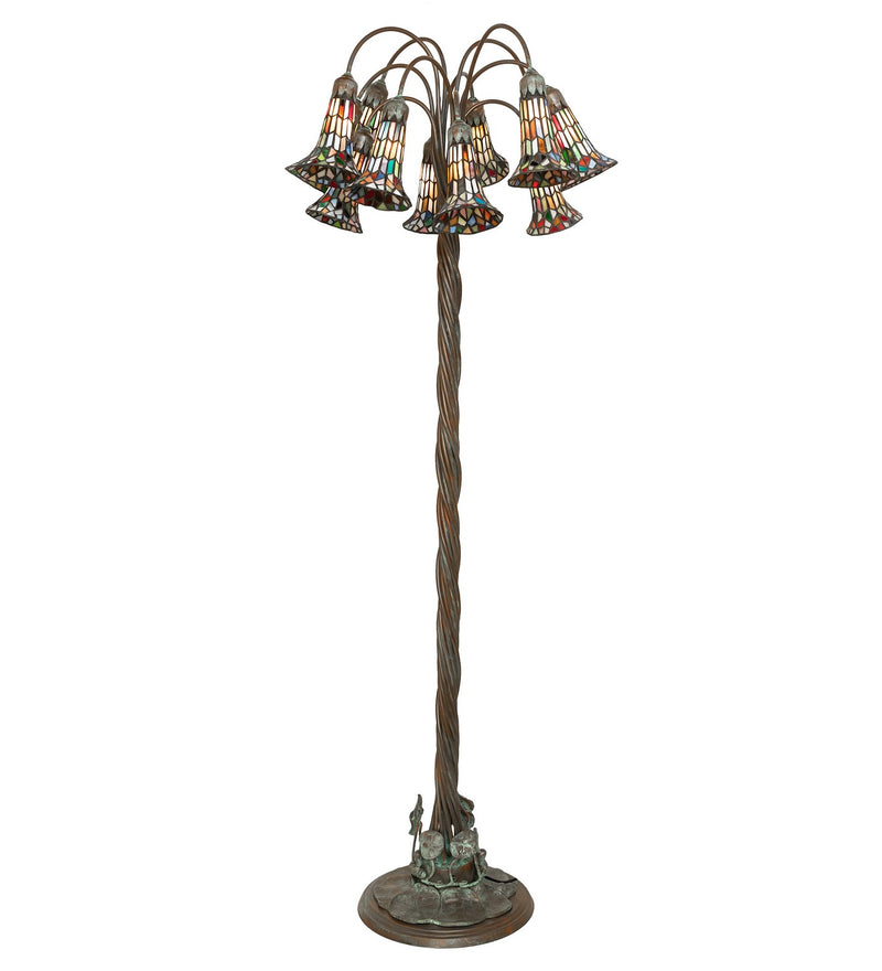 Meyda Tiffany 262130 12 Light Floor Lamp, Bronze
