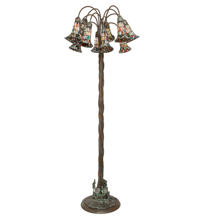 Meyda Tiffany 262130 12 Light Floor Lamp, Bronze