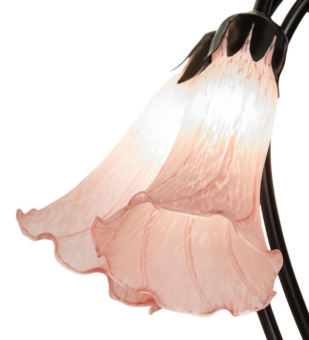 Meyda Tiffany 262216 Five Light Table Lamp, Mahogany Bronze