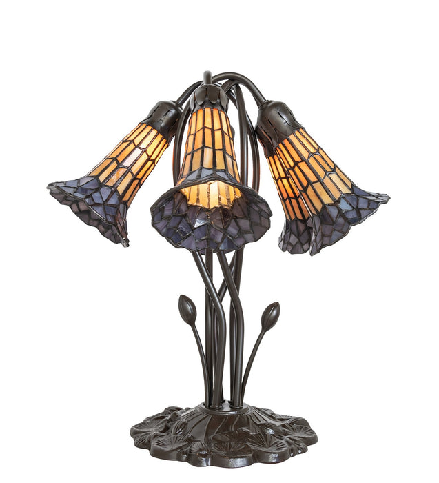 Meyda Tiffany 262229 Five Light Table Lamp, Mahogany Bronze