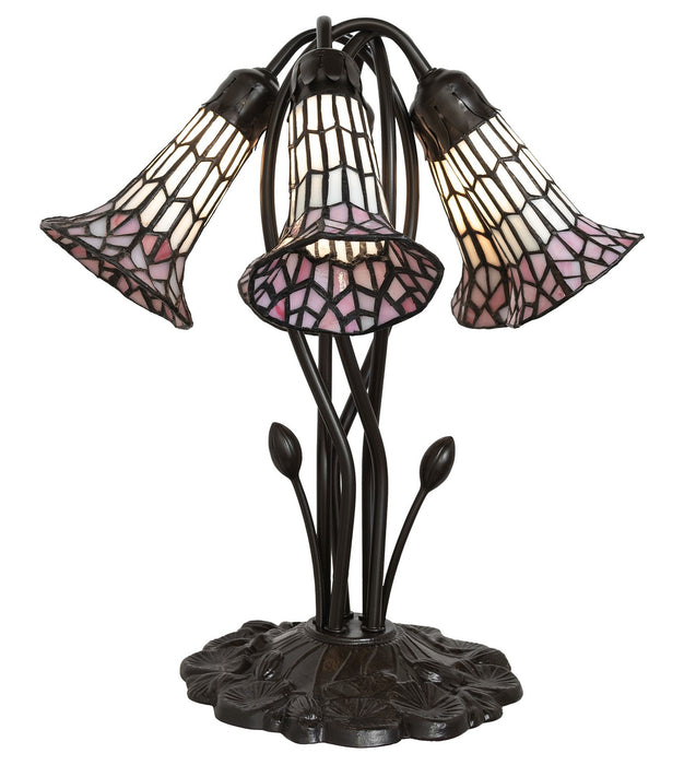 Meyda Tiffany 262232 Five Light Table Lamp, Mahogany Bronze