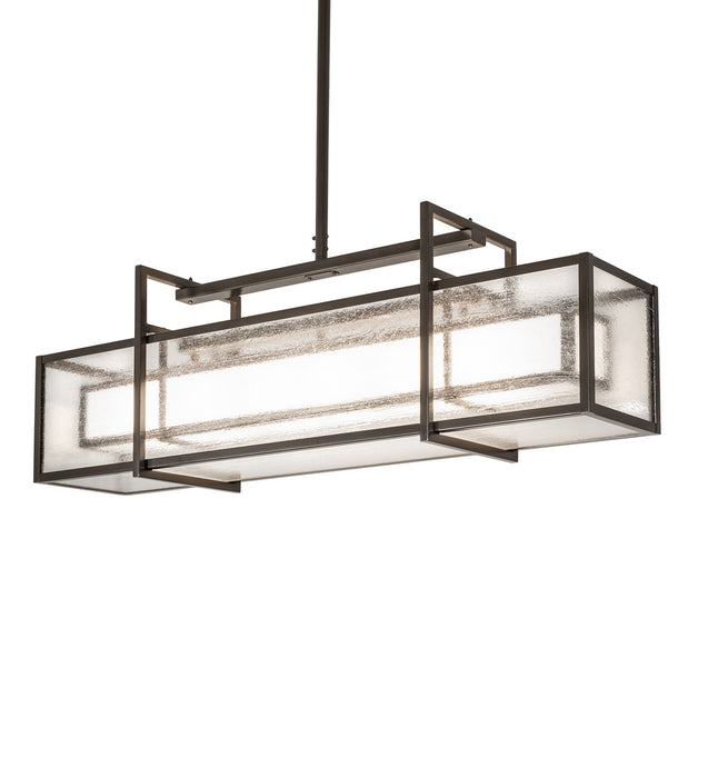 Meyda Tiffany 264163 Six Light Pendant, Timeless Bronze