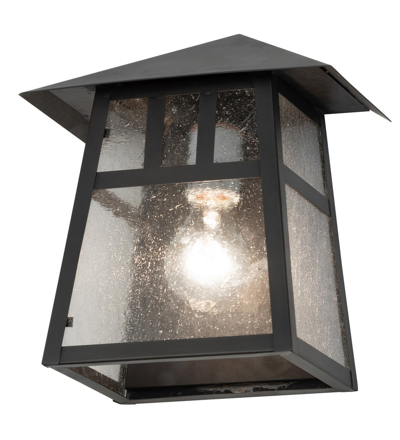 Meyda Tiffany 265136 One Light Wall Sconce, Craftsman Brown