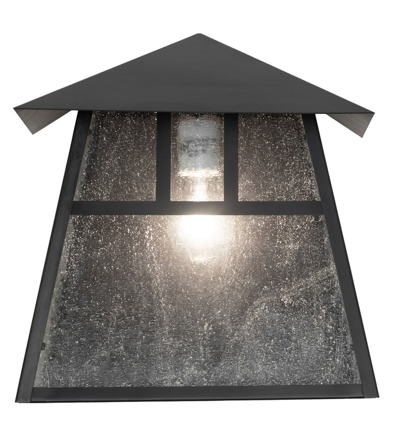 Meyda Tiffany 265138 One Light Wall Sconce, Craftsman Brown