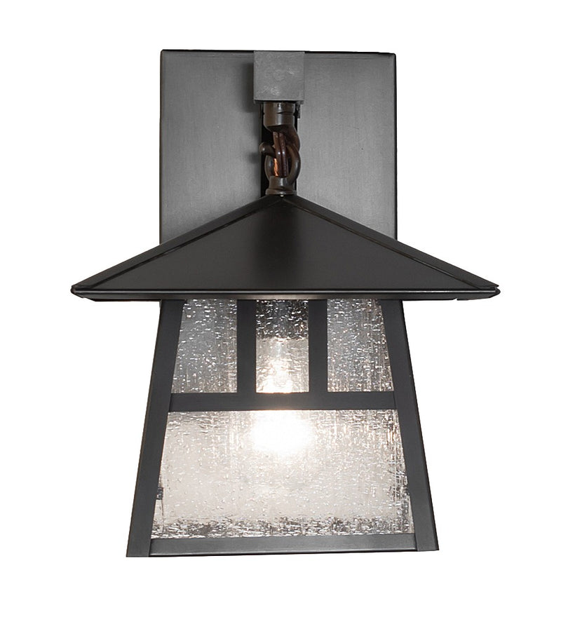 Meyda Tiffany 265141 One Light Wall Sconce, Craftsman Brown