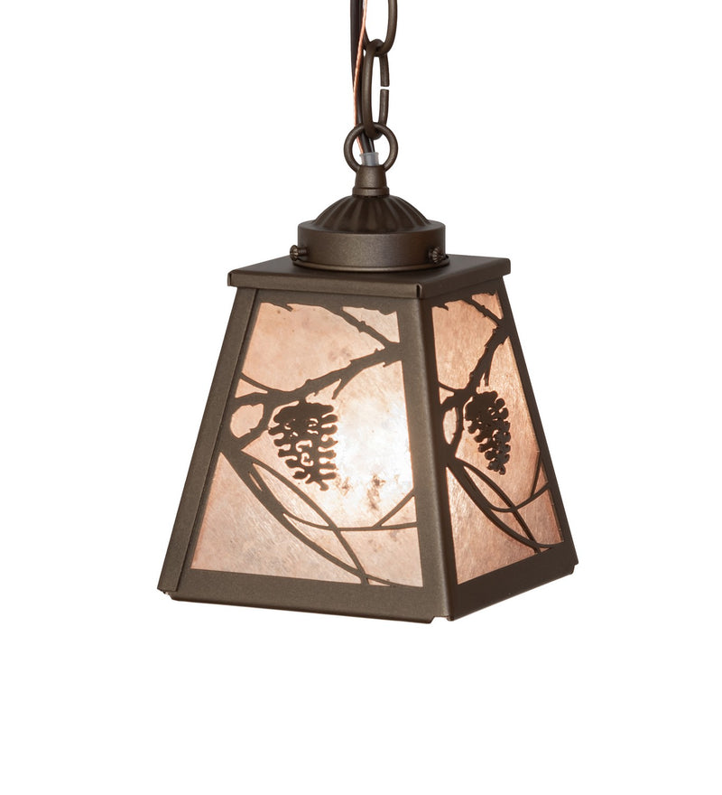 Meyda Tiffany 265948 One Light Mini Pendant, Tyler Bronze