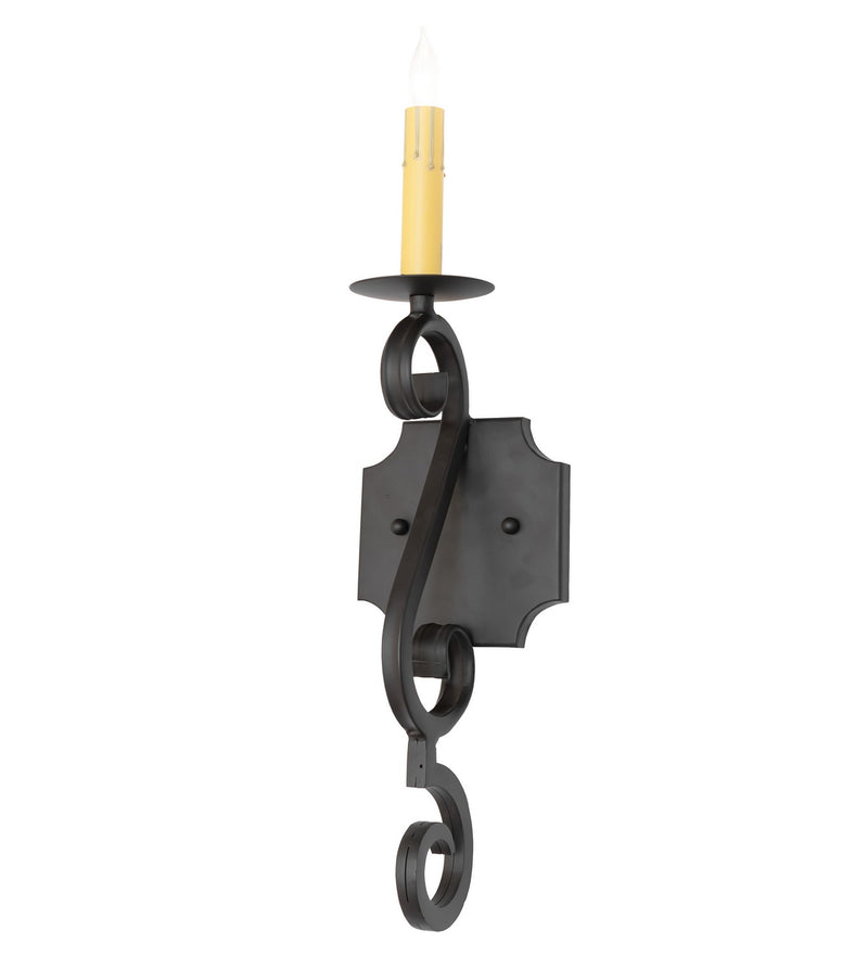 Meyda Tiffany 266886 One Light Wall Sconce, Oil Rubbed Bronze