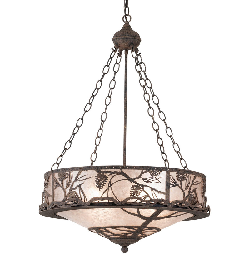 Meyda Tiffany 267205 Four Light Pendant, Antiquity