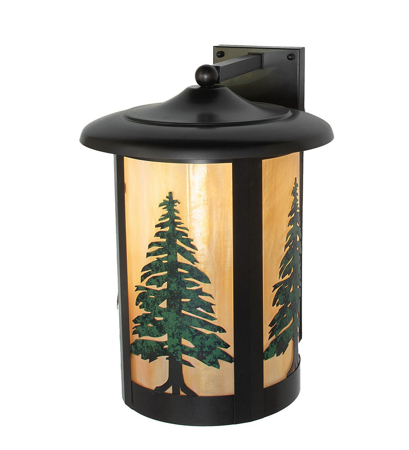 Meyda Tiffany 267290 One Light Wall Sconce, Craftsman Brown