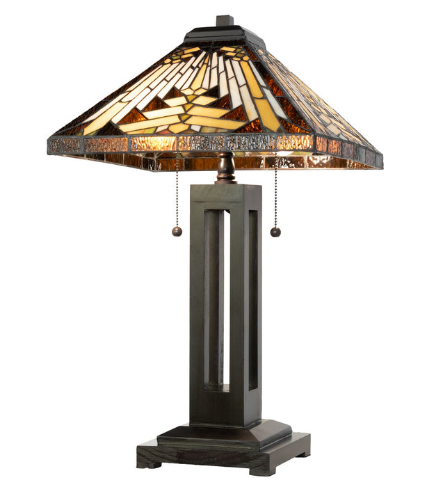Meyda Tiffany 268727 Two Light Table Lamp