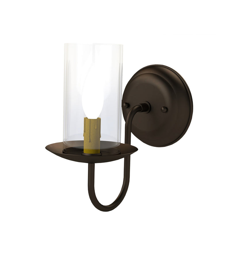 Meyda Tiffany 268778 One Light Wall Sconce, Oil Rubbed Bronze
