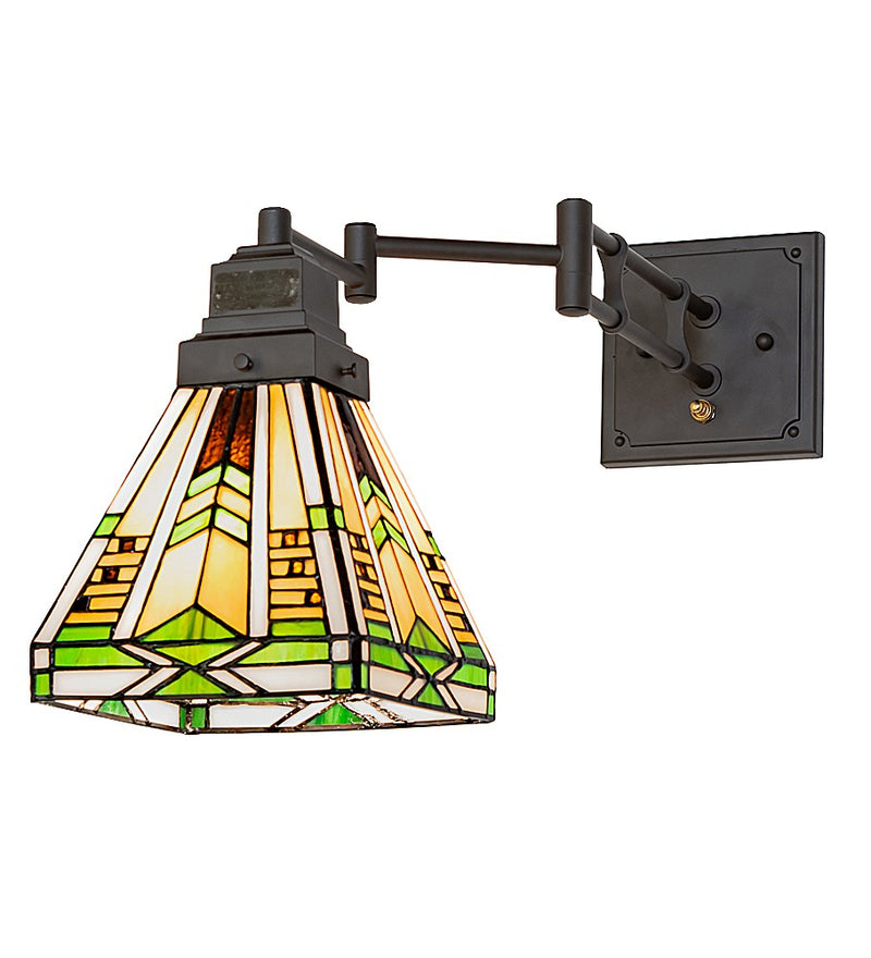 Meyda Tiffany 258382 One Light Wall Sconce, Oil Rubbed Bronze