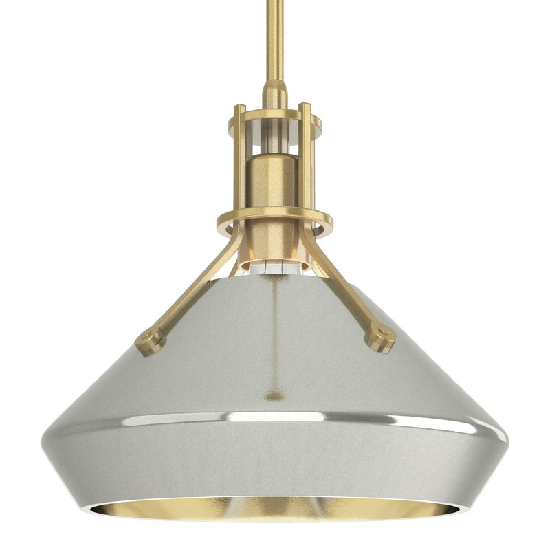Hubbardton Forge 184251-SKT-MULT-86-85 One Light Mini Pendant, Modern Brass