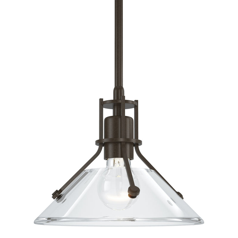Hubbardton Forge 184253-SKT-MULT-05-ZM0673 One Light Mini Pendant, Bronze