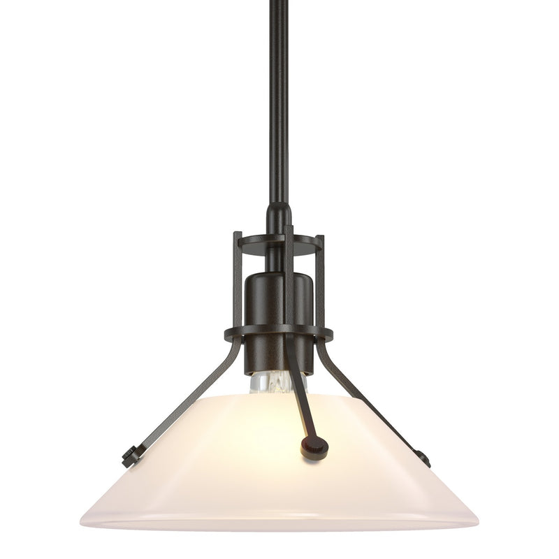 Hubbardton Forge 184253-SKT-MULT-14-FD0673 One Light Mini Pendant, Oil Rubbed Bronze