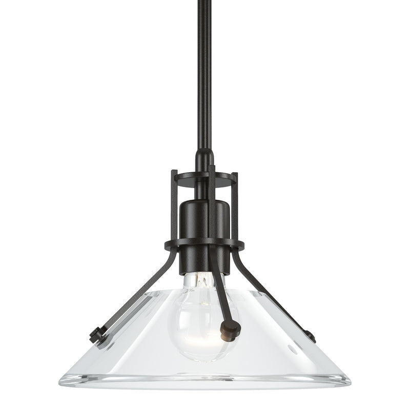 Hubbardton Forge 184253-SKT-MULT-14-ZM0673 One Light Mini Pendant, Oil Rubbed Bronze