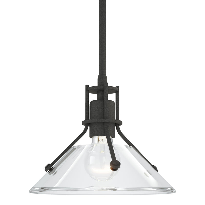 Hubbardton Forge 184253-SKT-MULT-20-ZM0673 One Light Mini Pendant, Natural Iron