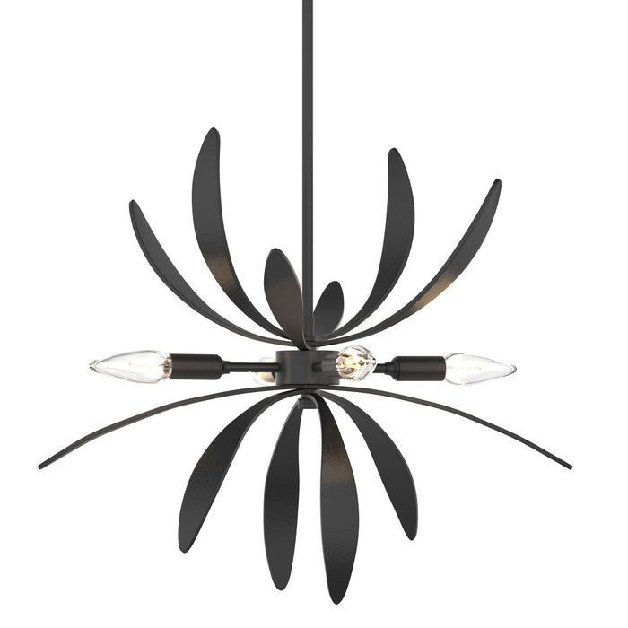 Hubbardton Forge 184350-SKT-MULT-10 Four Light Pendant, Black