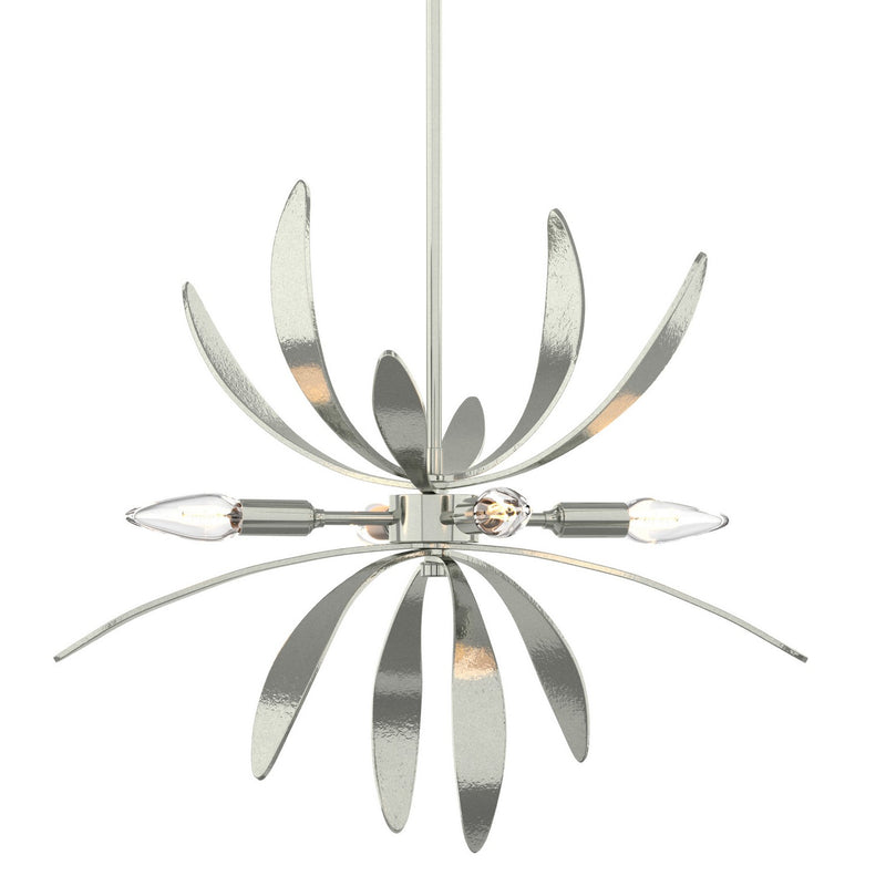 Hubbardton Forge 184350-SKT-MULT-85 Four Light Pendant, Sterling