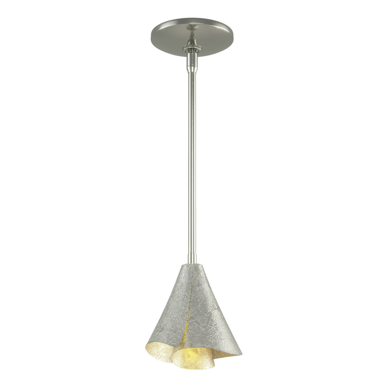 Hubbardton Forge 184500-SKT-MULT-85 One Light Mini Pendant, Sterling