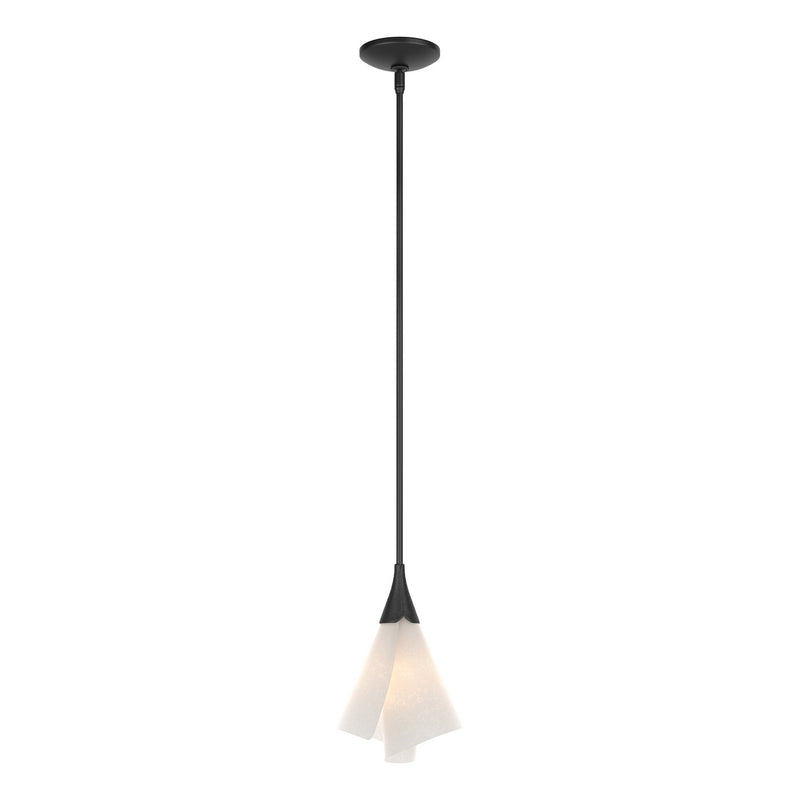 Hubbardton Forge 184530-SKT-MULT-10-SH1987 One Light Mini Pendant, Black