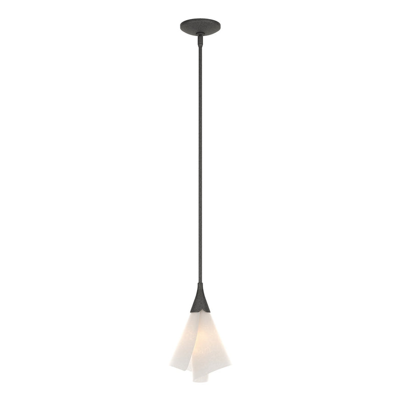 Hubbardton Forge 184530-SKT-MULT-20-SH1987 One Light Mini Pendant, Natural Iron