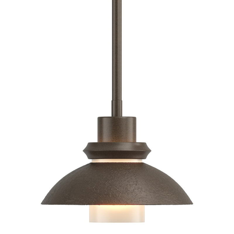 Hubbardton Forge 184930-SKT-MULT-05 One Light Mini Pendant, Bronze