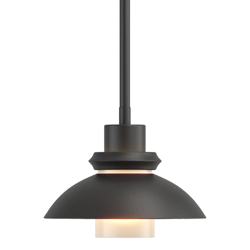 Hubbardton Forge 184930-SKT-MULT-10 One Light Mini Pendant, Black