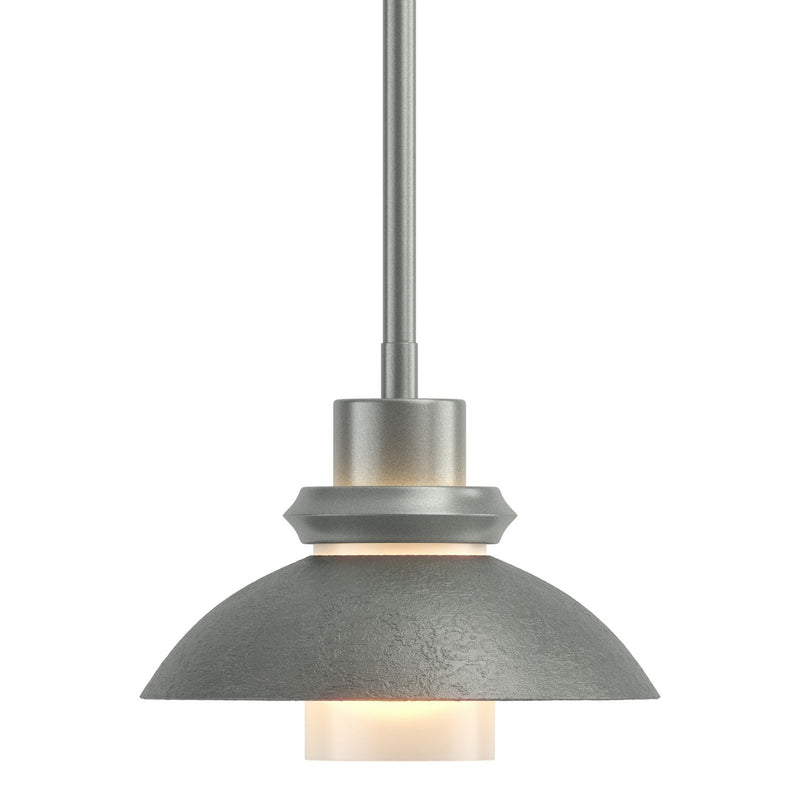 Hubbardton Forge 184930-SKT-MULT-82 One Light Mini Pendant, Vintage Platinum
